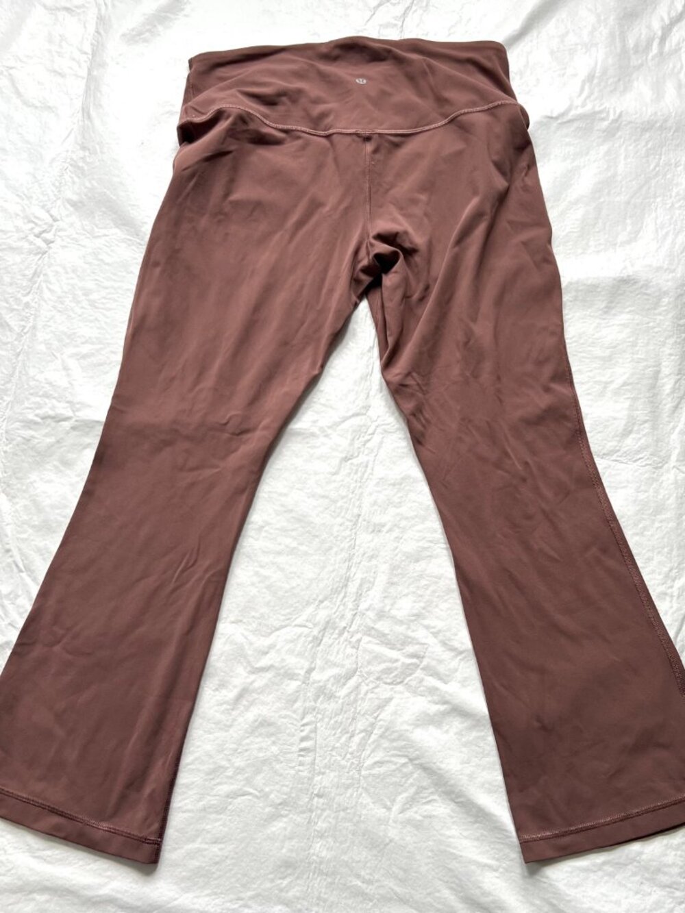 Lululemon pants Align High-Rise Mini-Flared 28" Dark Oxide brown size 14 nulu - Picture 2 of 5